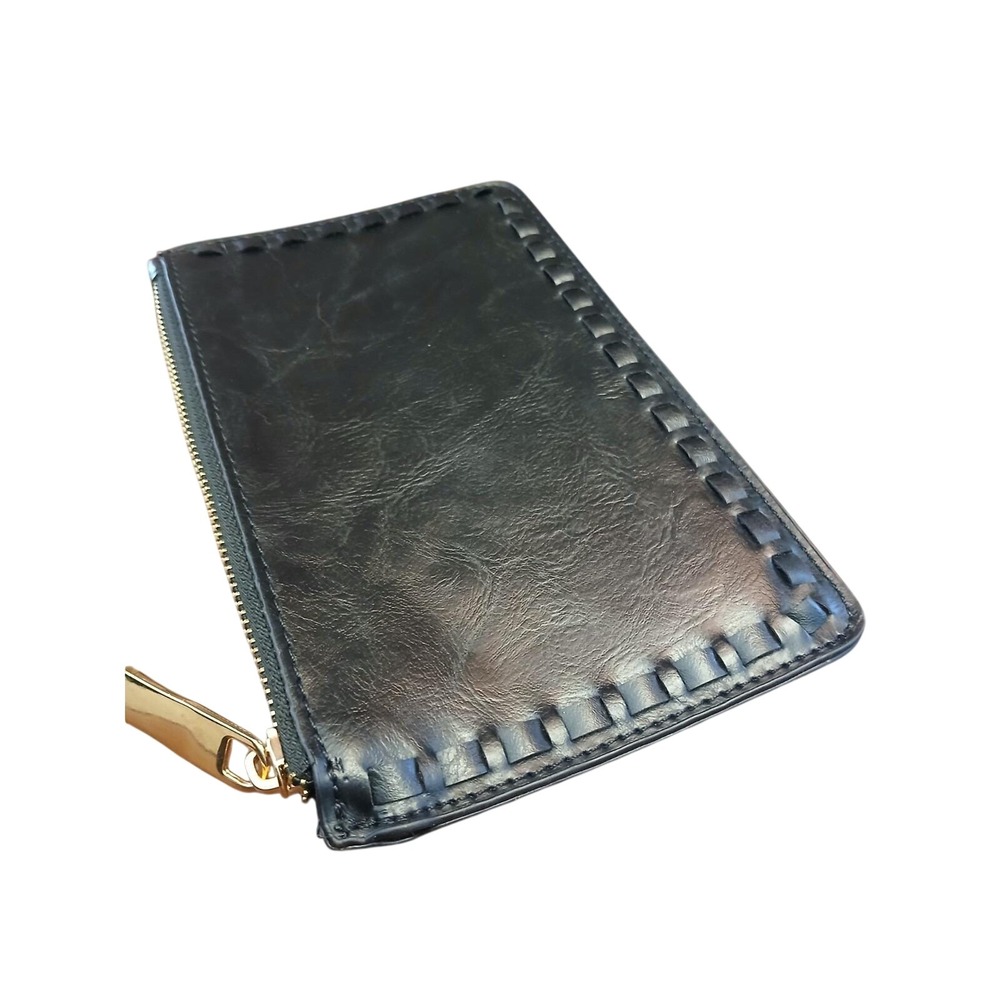 Luxury Butter Soft Leather zip pouch/clutch 8'X5'Bag Women's #1419